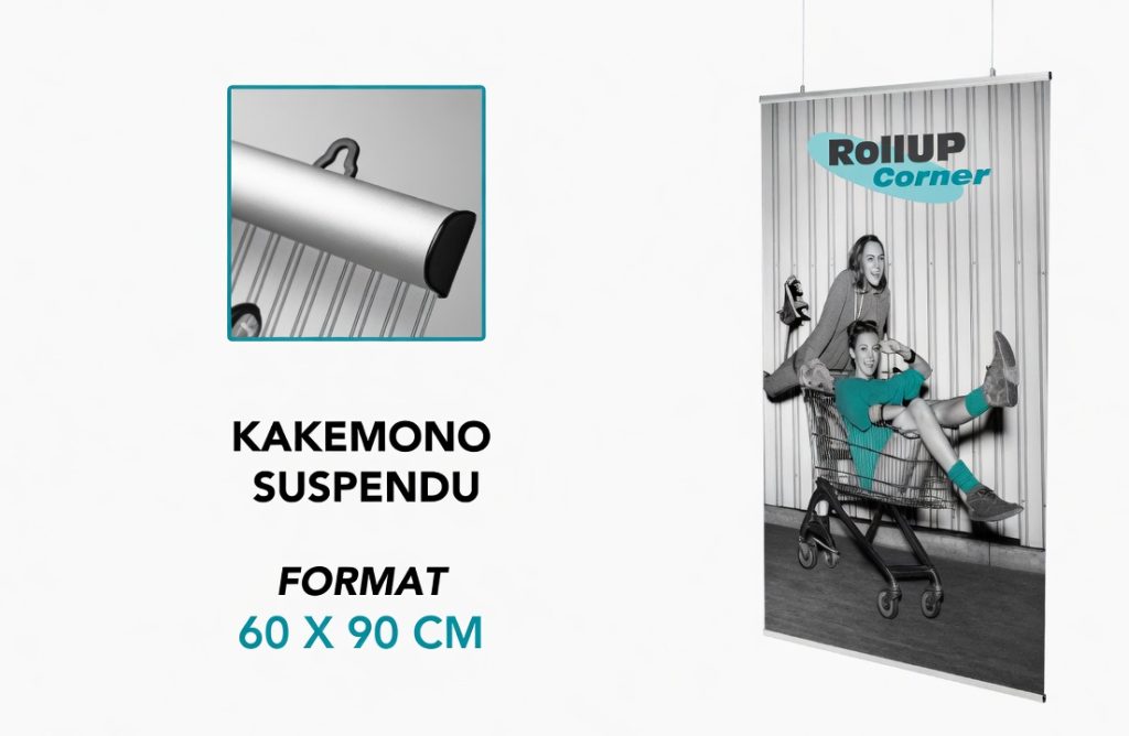 Kakemono suspendu : quelques modèles !