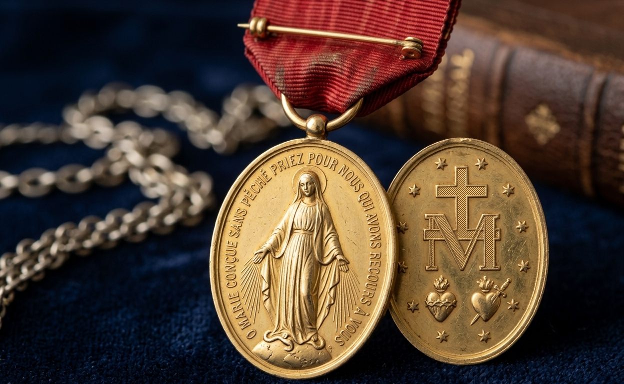 Médaille de baptême à l’effigie de la Vierge : quelles significations ?