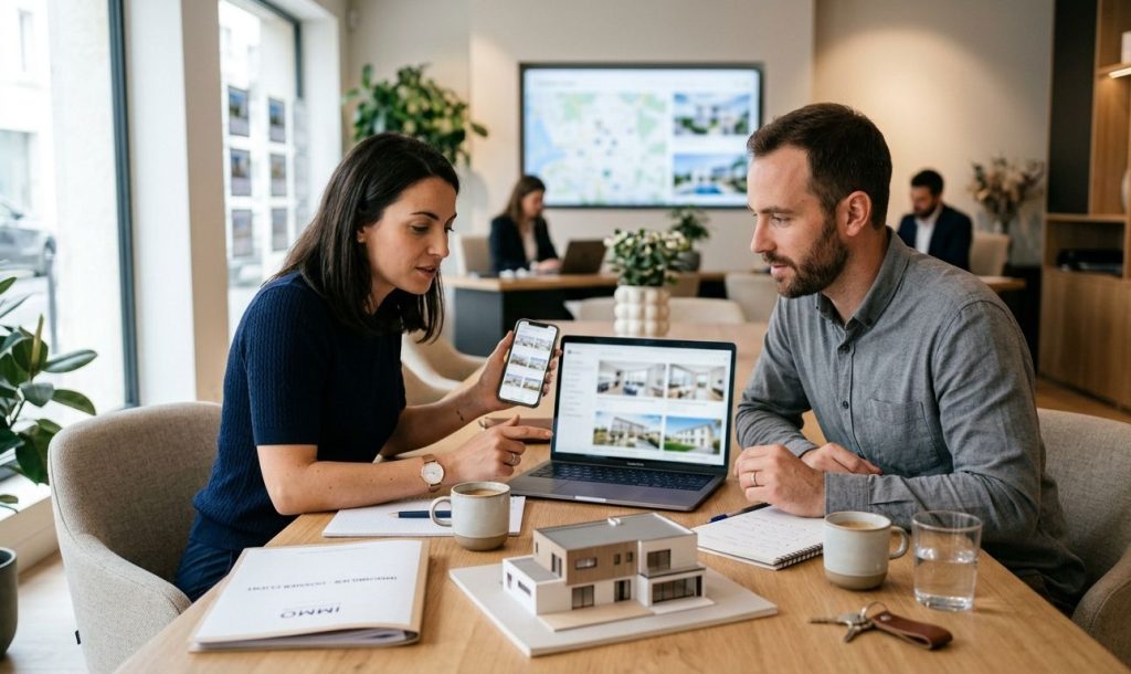 Recherche agence immobilière moderne